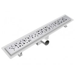   Padlóösszefolyó, Roltechnik RRF6-600 rozsdamentes zuhanyfolyóka ráccsal, 60 cm