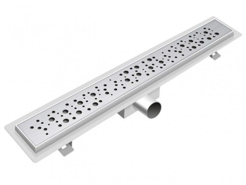 Padlóösszefolyó, Roltechnik RRF6-700 rozsdamentes zuhanyfolyóka ráccsal, 70 cm