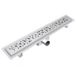   Padlóösszefolyó, Roltechnik RRF6-900 rozsdamentes zuhanyfolyóka ráccsal, 90 cm