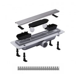   Padlóösszefolyó, Roltechnik RMF12-400 műanyag zuhanyfolyóka 40 cm