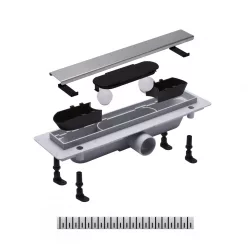   Padlóösszefolyó, Roltechnik RMF12-550 műanyag zuhanyfolyóka 55 cm