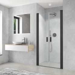 Zuhanyajtó, Roltechnik CI 2BT/1200 fekete elox transparent