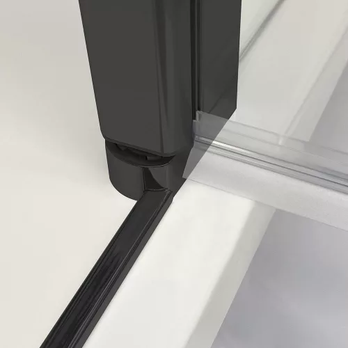 Zuhanyajtó, Roltechnik CI PIF/1100 fekete elox transparent