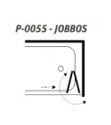 Kádparaván, Roltechnik New Trendy P-0055 Swing kádparaván 100x150, jobbos