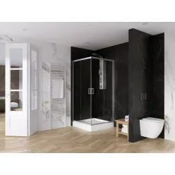   Zuhanykabin, Roltechnik New Trendy ZS-0004/ZS-0036 Suvia szögletes szett 90x90