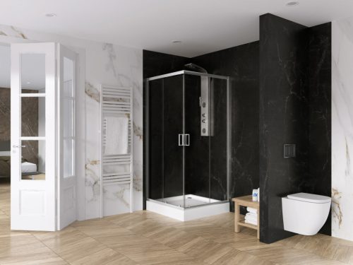 Zuhanykabin, Roltechnik New Trendy ZS-0004 Suvia szögletes szett 90x90
