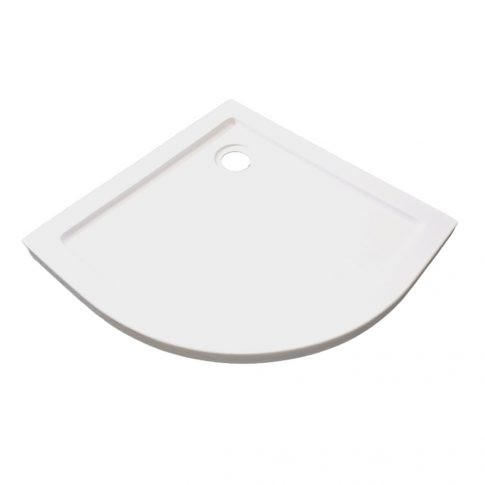 Zuhanytálca, Sanotechnik GR80SW Zeus 80 íves zuhanytálca, fehér