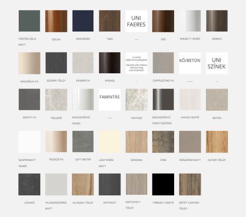 Felső szekrény, TBoss Mirror Box Tressa 75