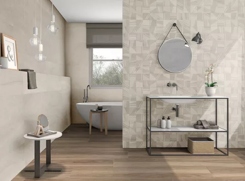 Dekorlap, Mirello Rhapsody Decor Sand 29,5X90 Matt Rect. 225362