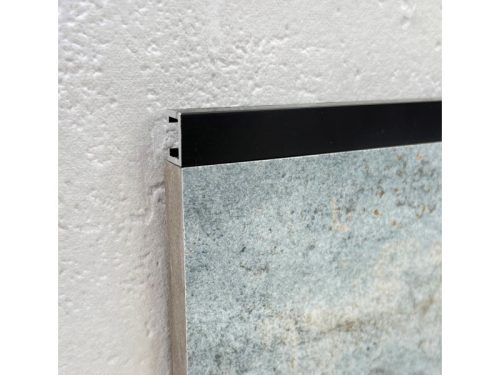 Listello, Mirello PROLISTELL P ALL ELOX MATT FEKETE ALUMÍNIUM DEKOR PROFIL 10MM / 2,7 FM PLTPNE 1