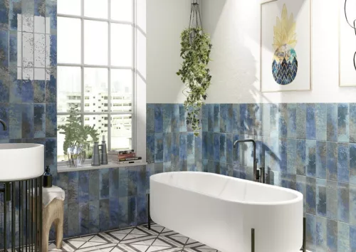 Csempe, Mainzu Bellagio Blue 10x30