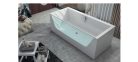 Hidromasszázs kád, Kolpa San Copelia LIGHT-FS 180×80 térbenálló fürdőkád, kromóterápiával levegő