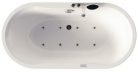 Hidromasszázs kád, Kolpa San Copelia LIGHT-FS 180×80 térbenálló fürdőkád, kromóterápiával levegő