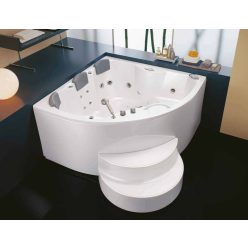   Hidromasszázs kád, Kolpa San Gaia 160 beépíthető fürdőkád Vitál masszázsrendszerrel, Waterfall cs