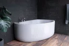 Hidromasszázs kád, Kolpa San Libretto 170x110 előlapos kád vízmasszázs rendszerrel, jobbos