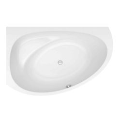   Hidromasszázs kád, Kolpa San Libretto 160x100 előlapos kád vízmasszázs rendszer, mikrofúvóka jobb
