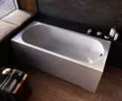 Hidromasszázs kád, Kolpa San Betty 170x75 előlapos kád vízmasszázs rendszerrel, mikro fúvókákkal