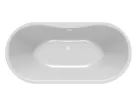 Kád, Kolpa San 593790 Comodo-FS 185×90 térbenálló kád, fekete/fehér