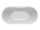 Kád, Kolpa San 593790 Comodo-FS 185×90 térbenálló kád, fekete/fehér