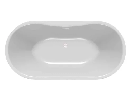 Kád, Kolpa San 593790 Comodo-FS 185×90 térbenálló kád, fekete/fehér