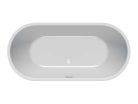 Kád, Kolpa San 927330 Dalia FS 170×80 térbenálló fürdőkád, szürke/fehér