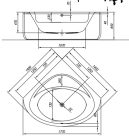 Kád, Kolpa San 565280 Dolores 140x140 beépíthető sarok kádtest