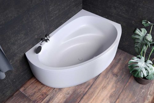 Kád, Kolpa San 565240 Libretto 170x110 beépíthető asszimmetrikus sarok kádtest, balos