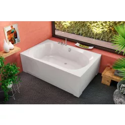   Kád, Kolpa San 593210 Adam&Eva 195×125 előlapos fürdőkád