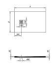 Zuhanytálca, Kolpa San 551120 Limbo 120x80 fehér