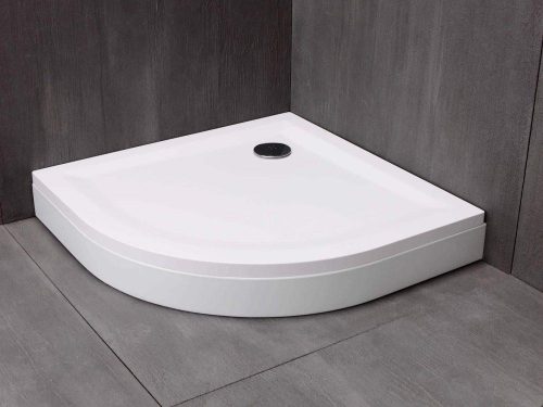 Zuhanytálca, Kolpa San 534600 Macarena 90x90 fehér, íves, előlappal