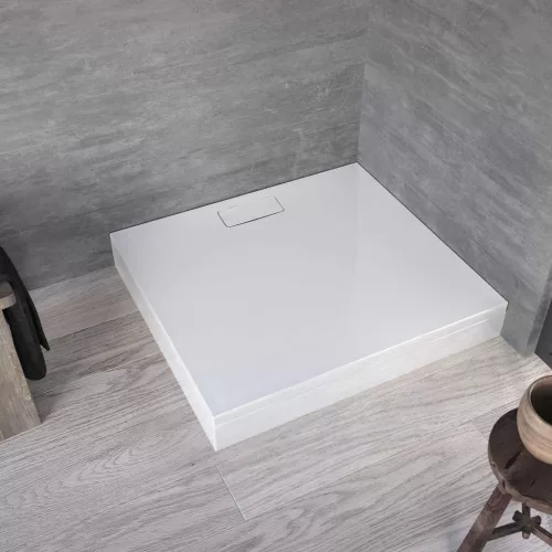 Zuhanytálca, Kolpa San 565980 Drop 100x80 előlappal