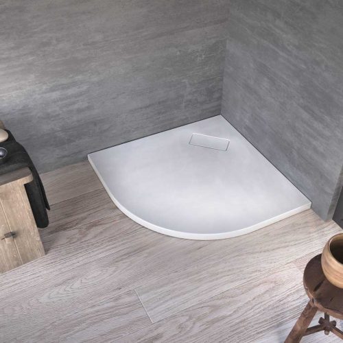 Zuhanytálca, Kolpa San 565680 Drop 80x80 íves