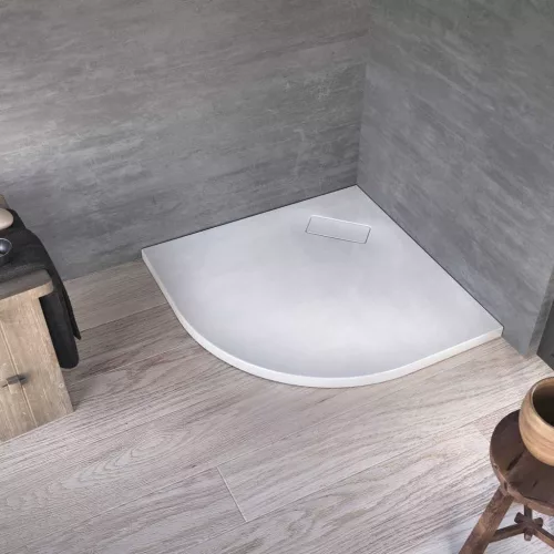 Zuhanytálca, Kolpa San 565690 Drop 90x90 íves