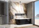 Kád, Aquatek Indianapolis fekete 170x80 balos