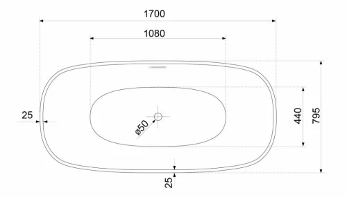 Kád, Aquatek Nashville 170x79,5