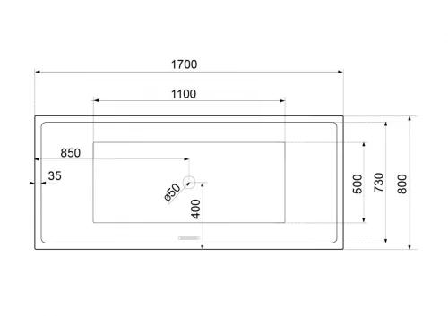 Kád, Aquatek Orlando 170x80