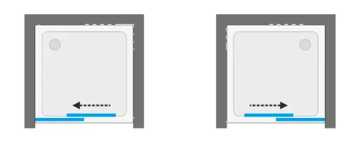 Zuhanyajtó, Aquatek NOBEL B2 110x200