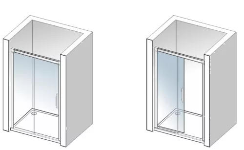 Zuhanyajtó, Aquatek NOBEL B2 110x200