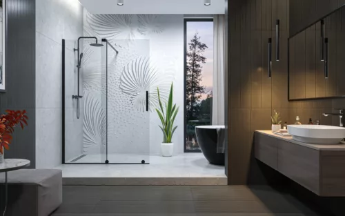 Zuhanyajtó, Aquatek OASIS BLACK K2 140x200