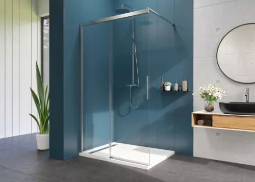 Zuhanyajtó, Aquatek WELLNESS K2 120x200 tükör üveggel