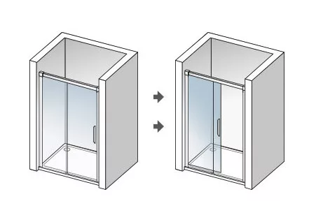 Zuhanyajtó, Aquatek WELLNESS BLACK B2 170x200