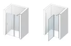 Zuhanyajtó, Aquatek GLASS B5 95x195