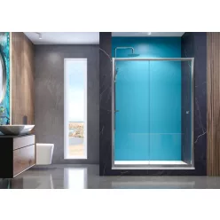 Zuhanyajtó, Aquatek MASTER B2 120x185 átlátszó üveggel