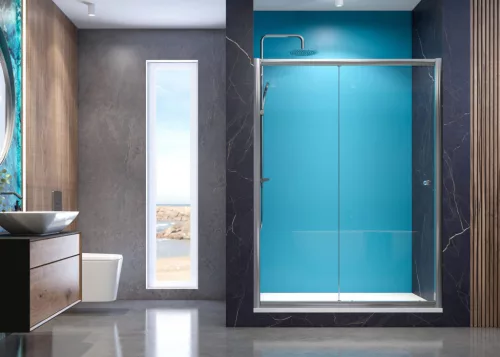 Zuhanyajtó, Aquatek MASTER B2 130x185 átlátszó üveggel