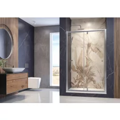 Zuhanyajtó, Aquatek MASTER B5 100x185 átlátszó üveggel