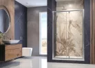 Zuhanyajtó, Aquatek MASTER B5 105x185 átlátszó üveggel