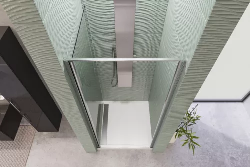 Zuhanyajtó, Aquatek YES B1 75x200 átlátszó üveggel