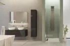Zuhanyajtó, Aquatek YES B1 80x200 átlátszó üveggel