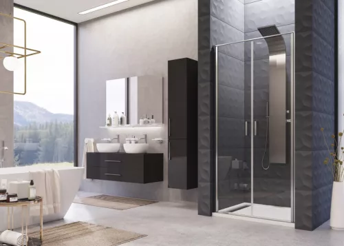 Zuhanyajtó, Aquatek YES B2 80x200 átlátszó üveggel