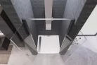 Zuhanyajtó, Aquatek YES B2 80x200 átlátszó üveggel